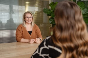 Bewerbungsgespräch Stockfoto